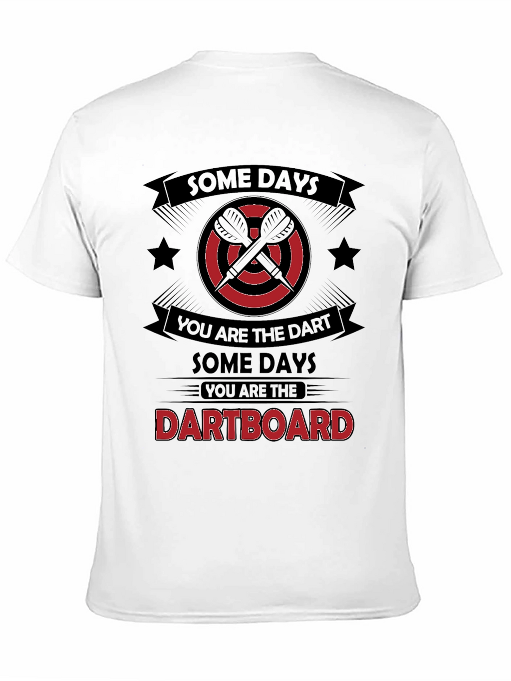 Dartboard Humor Graphic T-Shirt
