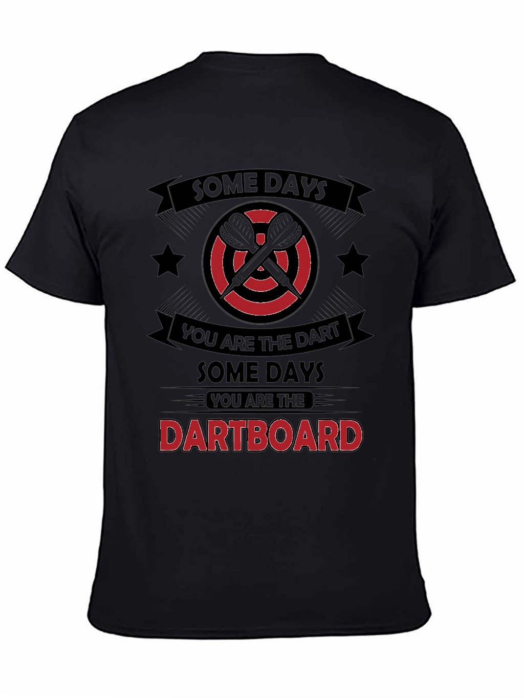Dartboard Humor Graphic T-Shirt