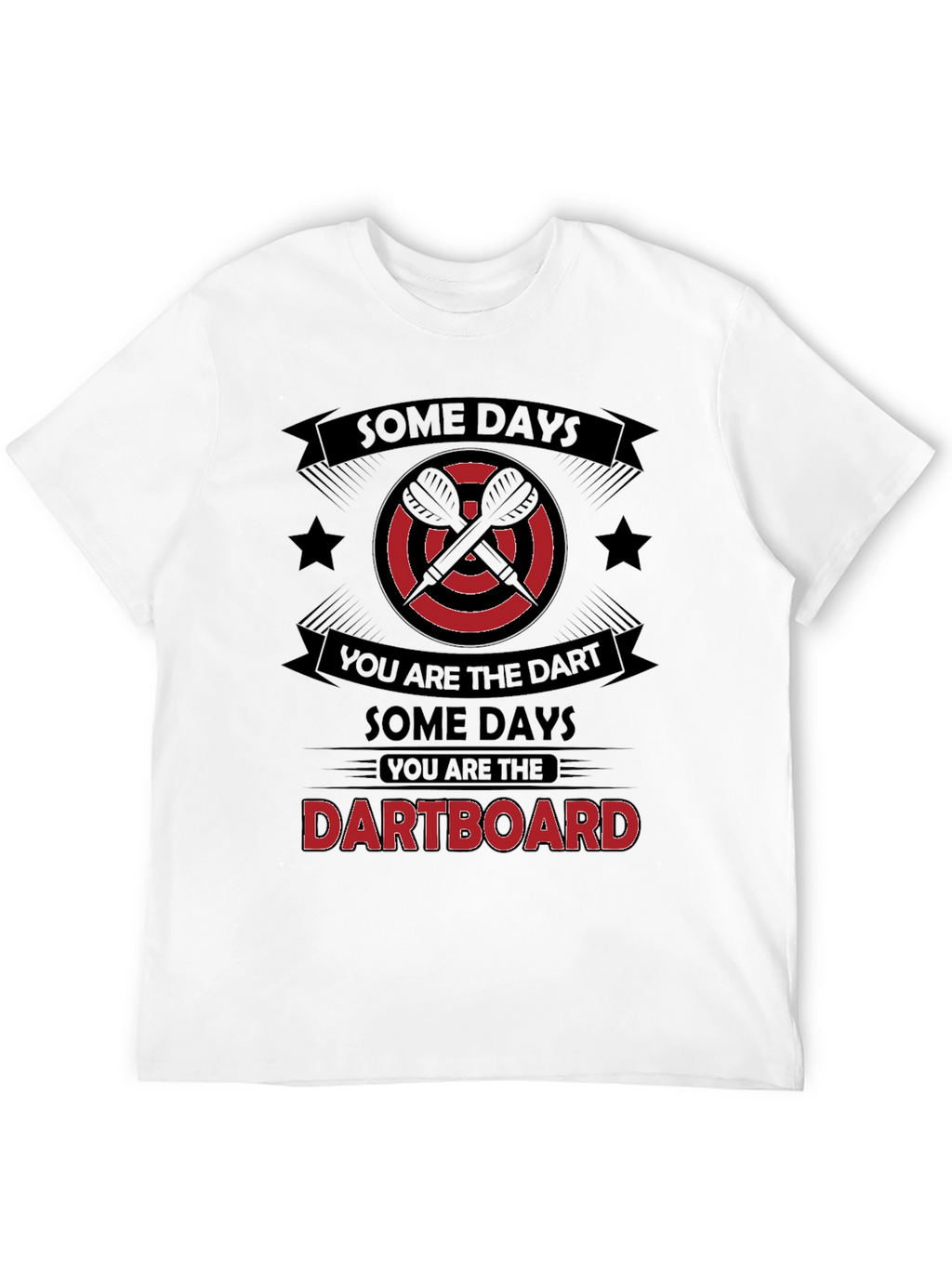 Dartboard Humor Graphic T-Shirt