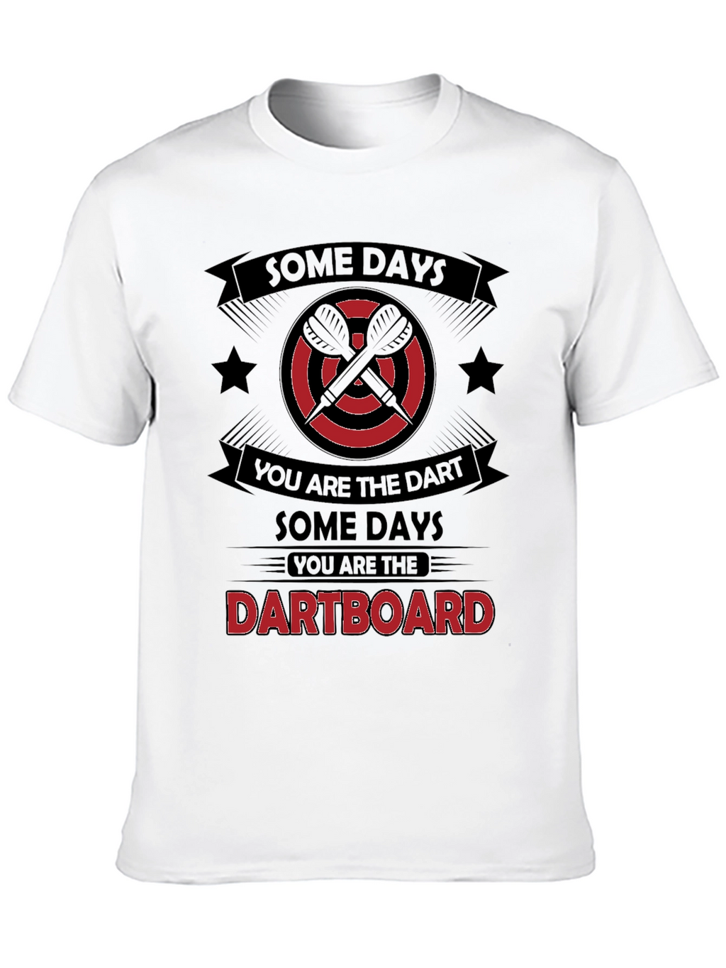 Dartboard Humor Graphic T-Shirt