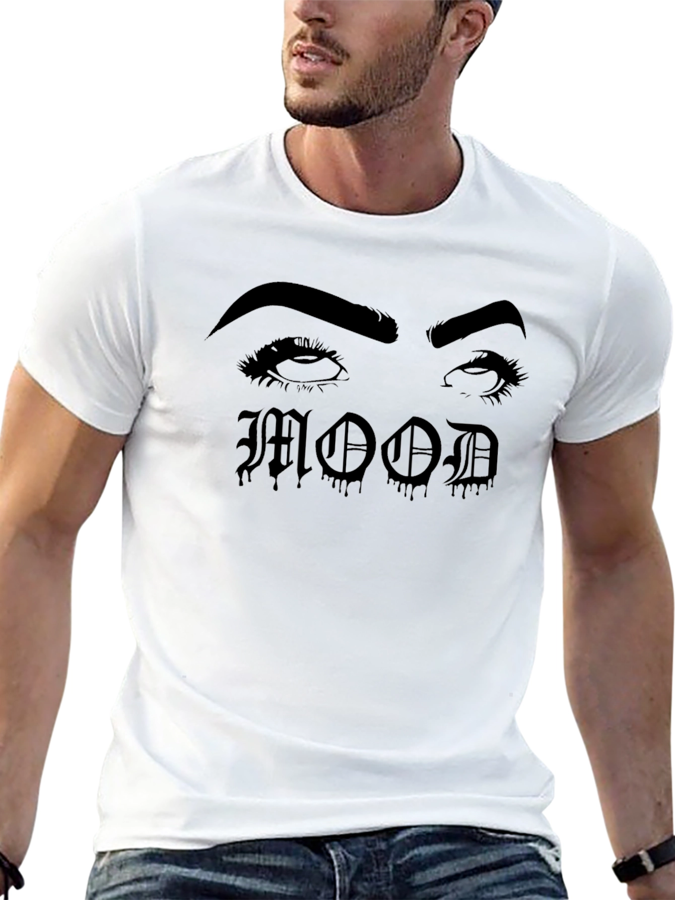 Mood Graphic T-Shirt - Mens Black Tee
