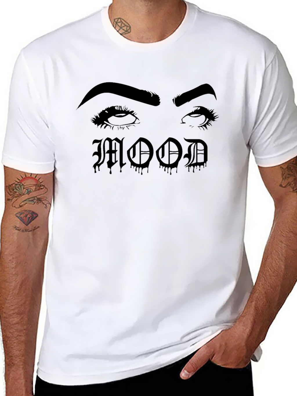 Mood Graphic T-Shirt - Mens Black Tee