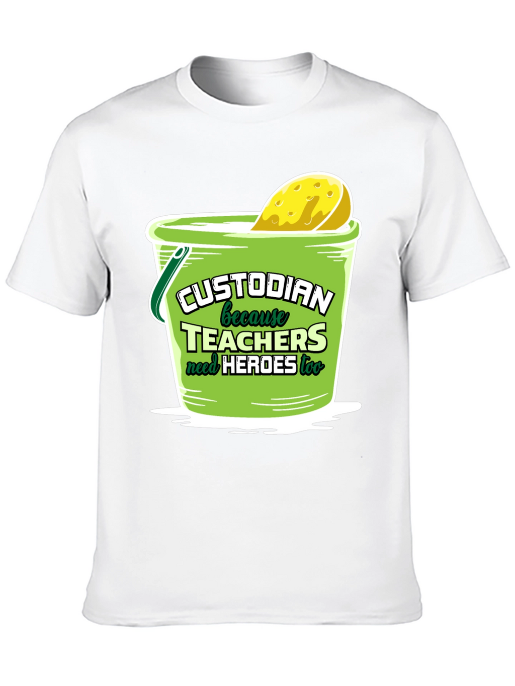 Custodian Hero T-Shirt: Teachers Need Heroes Too!