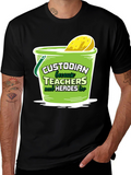 Custodian Hero T-Shirt: Teachers Need Heroes Too!