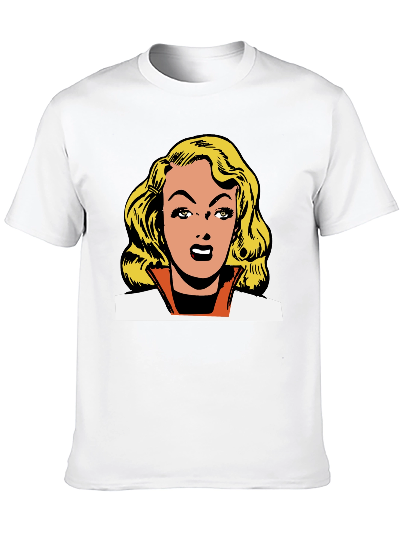 Retro Comic Book Blonde Graphic Tee