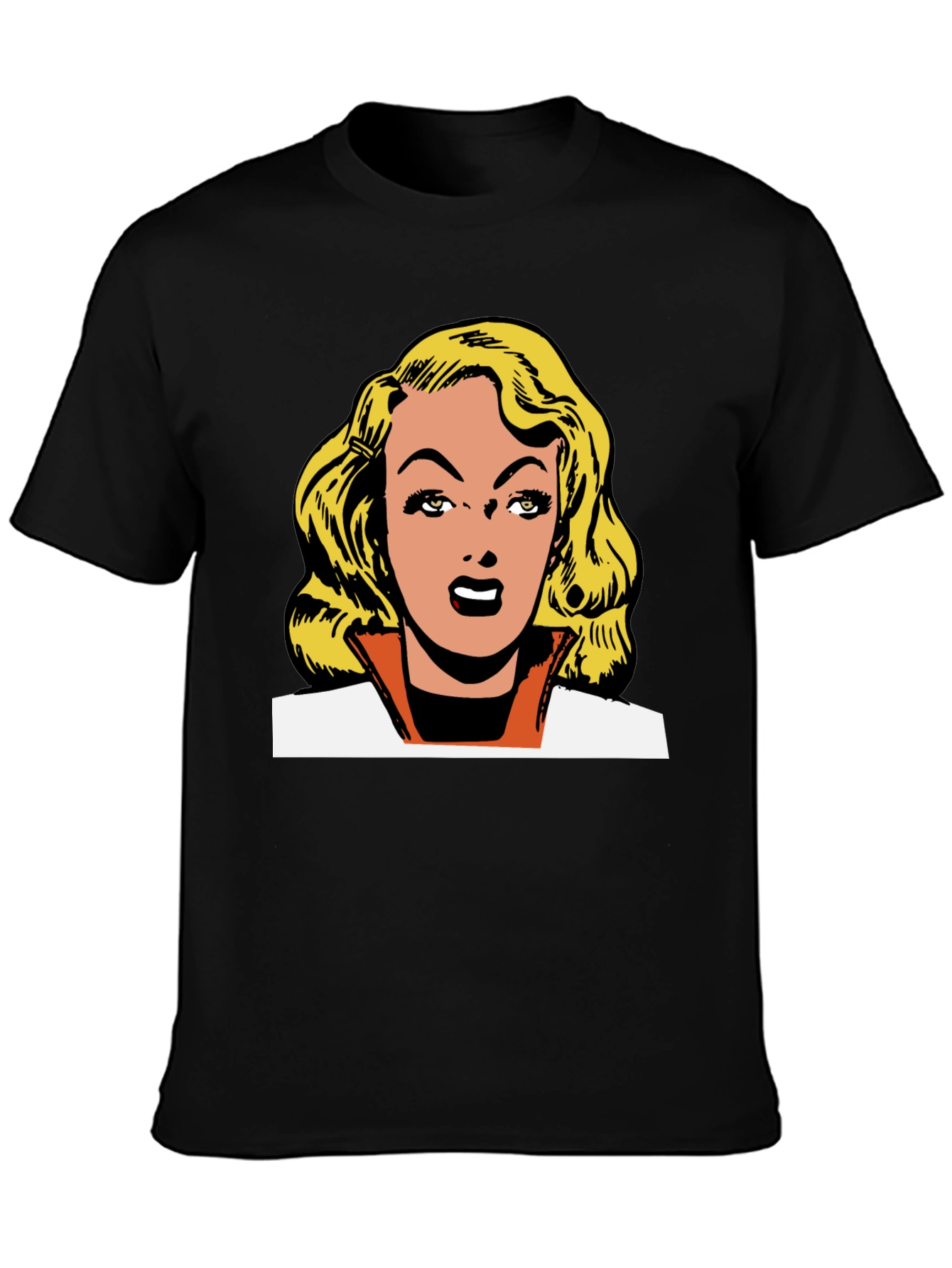 Retro Comic Book Blonde Graphic Tee