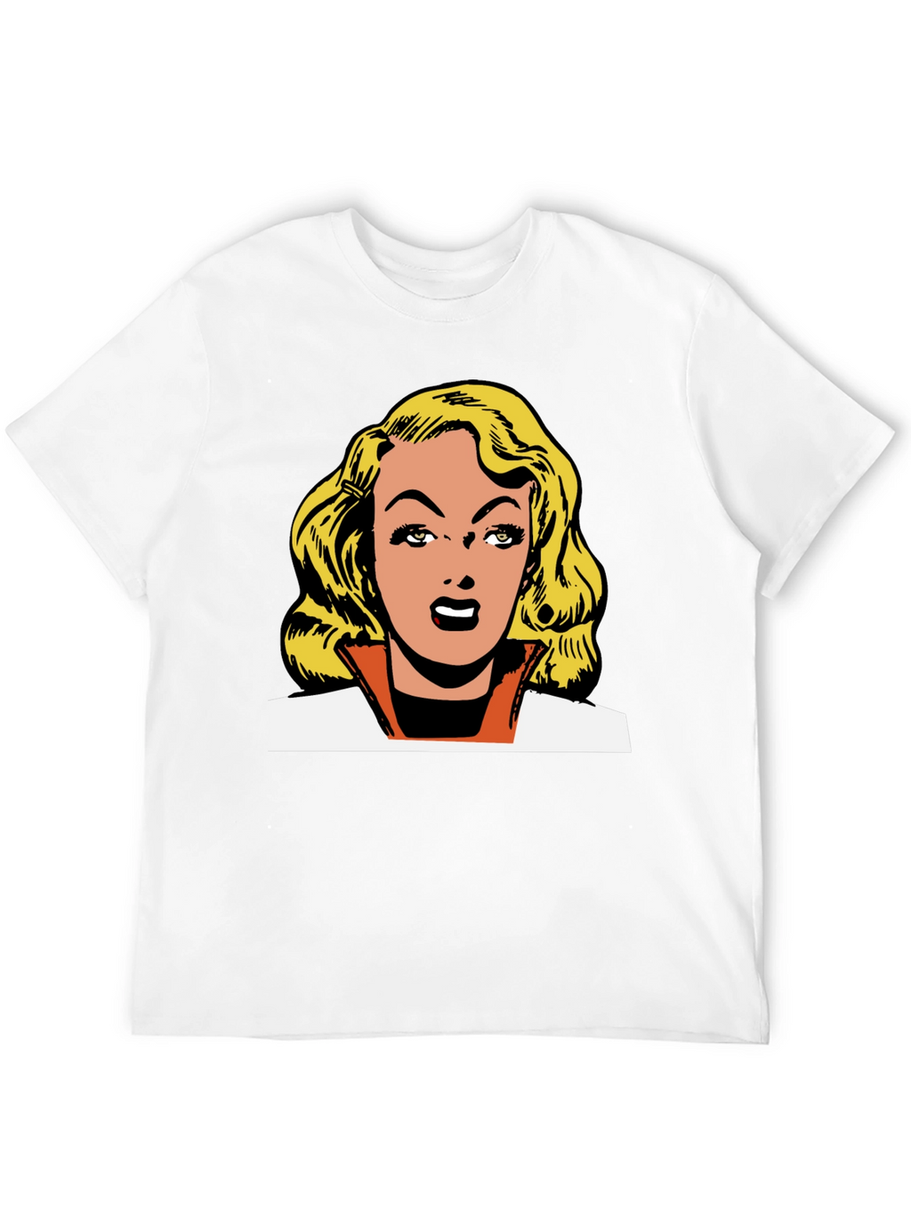 Retro Comic Book Blonde Graphic Tee