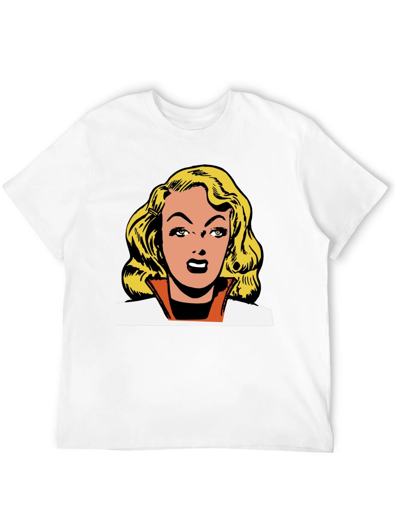 Retro Comic Book Blonde Graphic Tee
