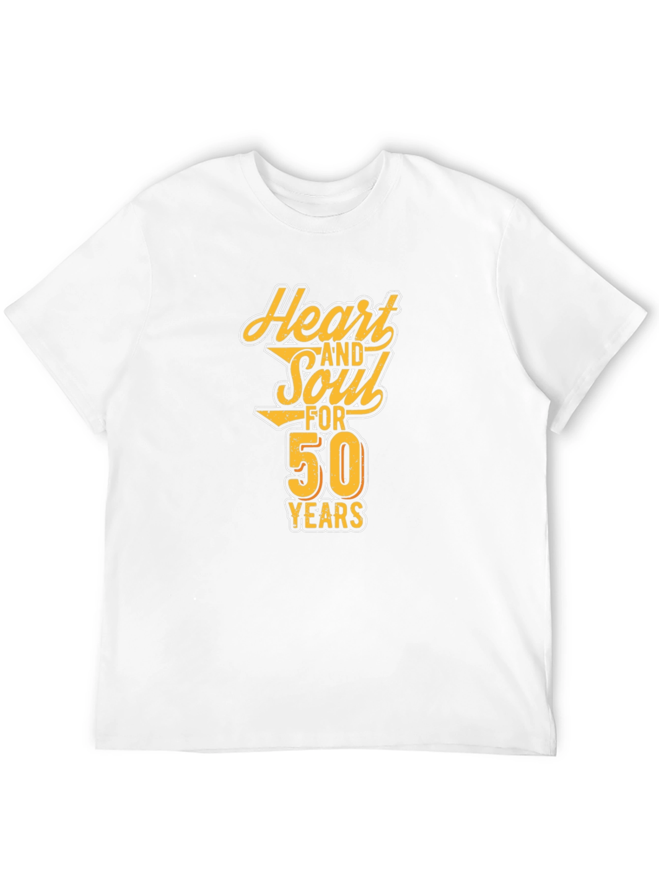 Heart and Soul 50 Years Black Graphic Tee