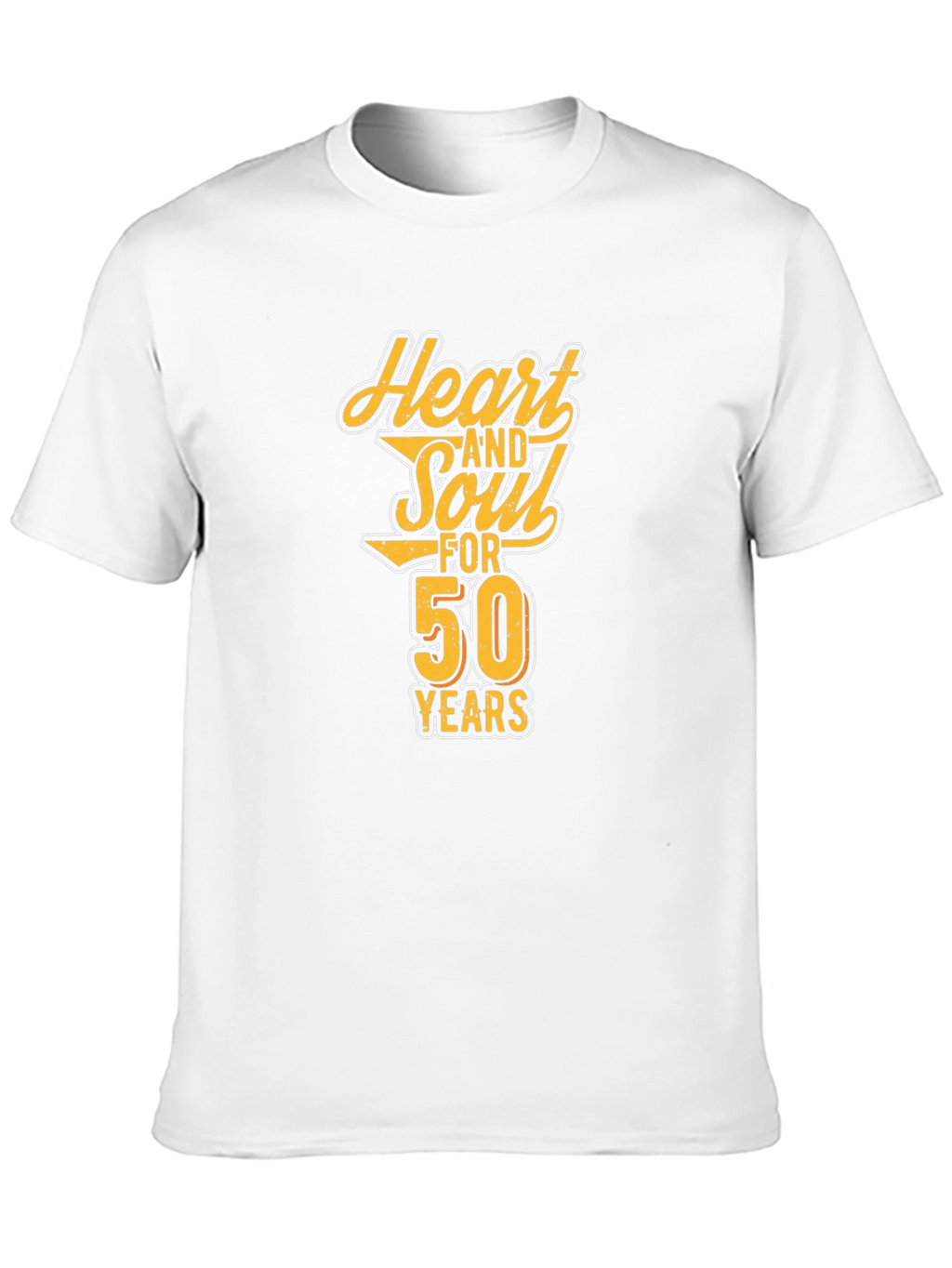 Heart and Soul 50 Years Black Graphic Tee