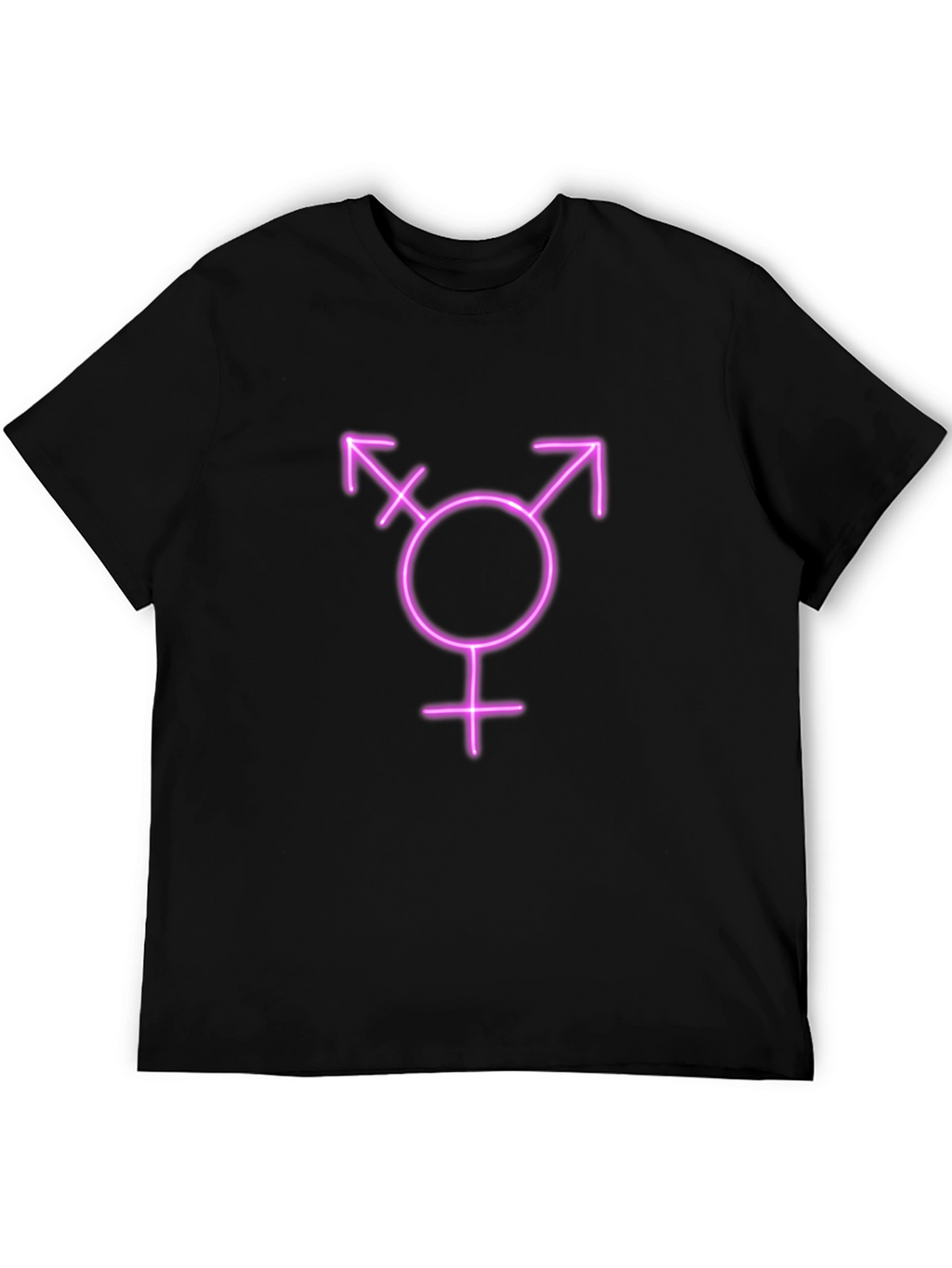 Transgender Symbol Black T-Shirt