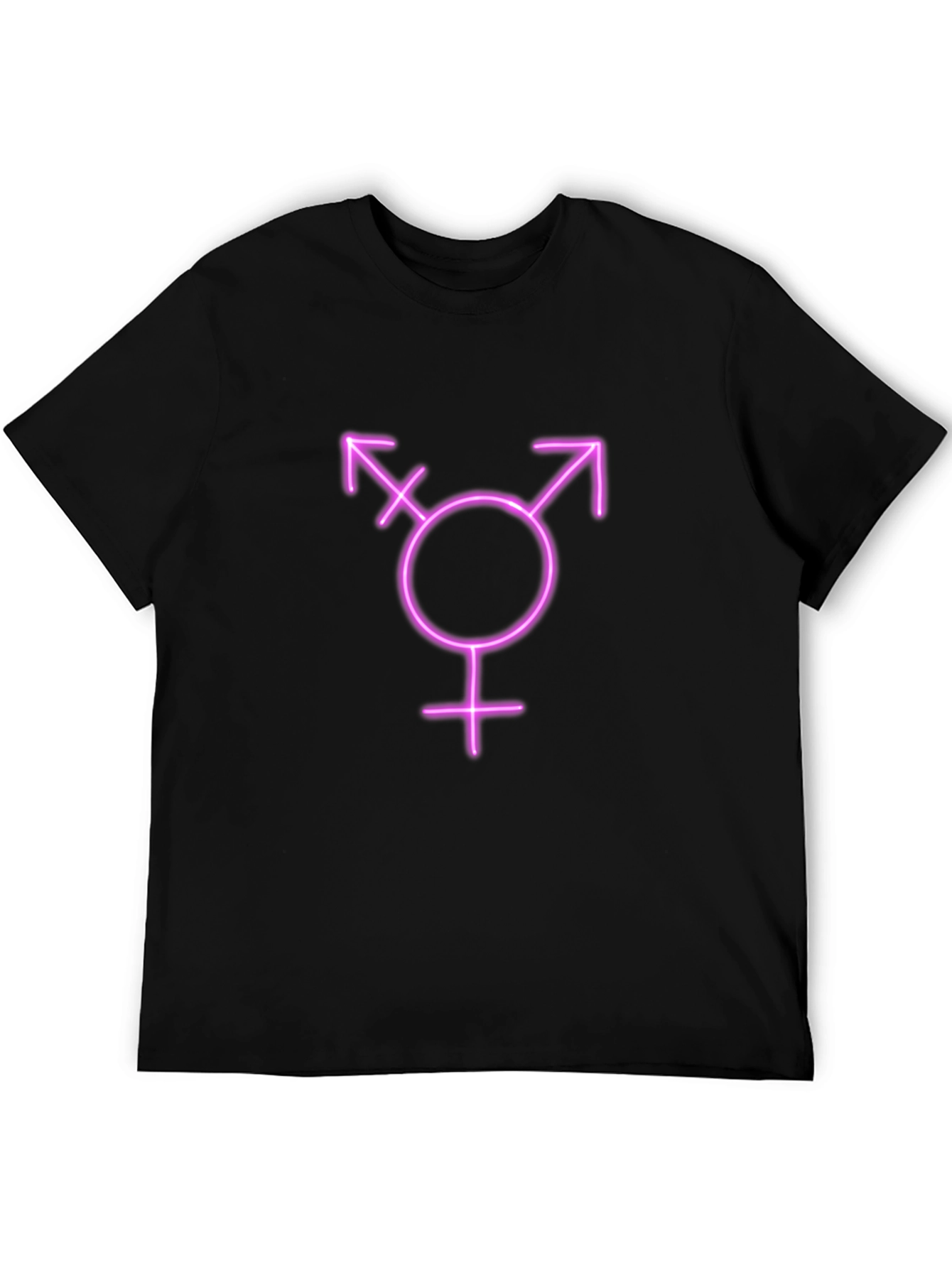 Transgender Symbol Black T-Shirt