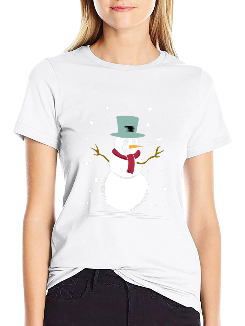 Snowman Graphic Tee - Winter Holiday Shirt