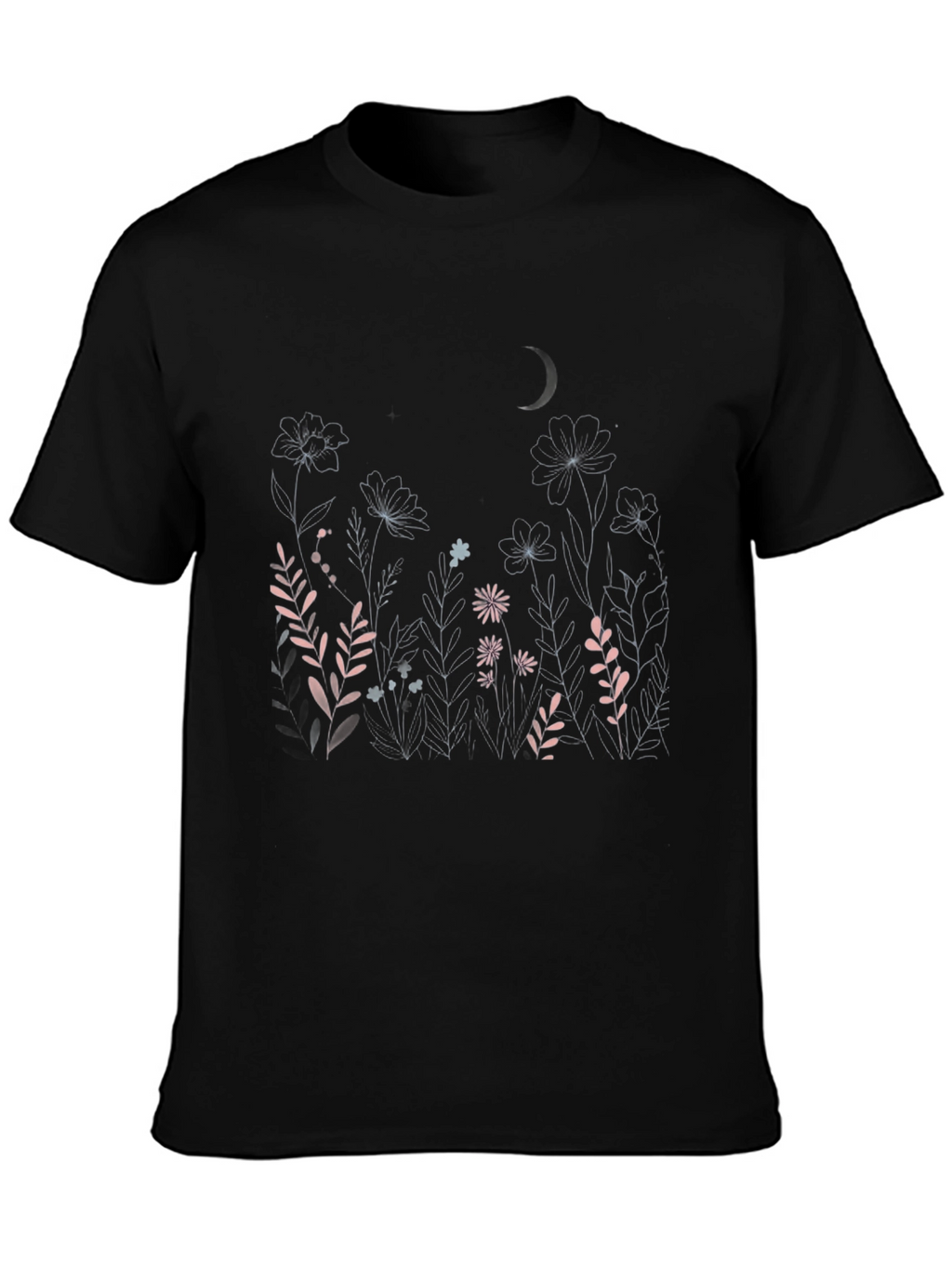 Floral Nightscape T-Shirt
