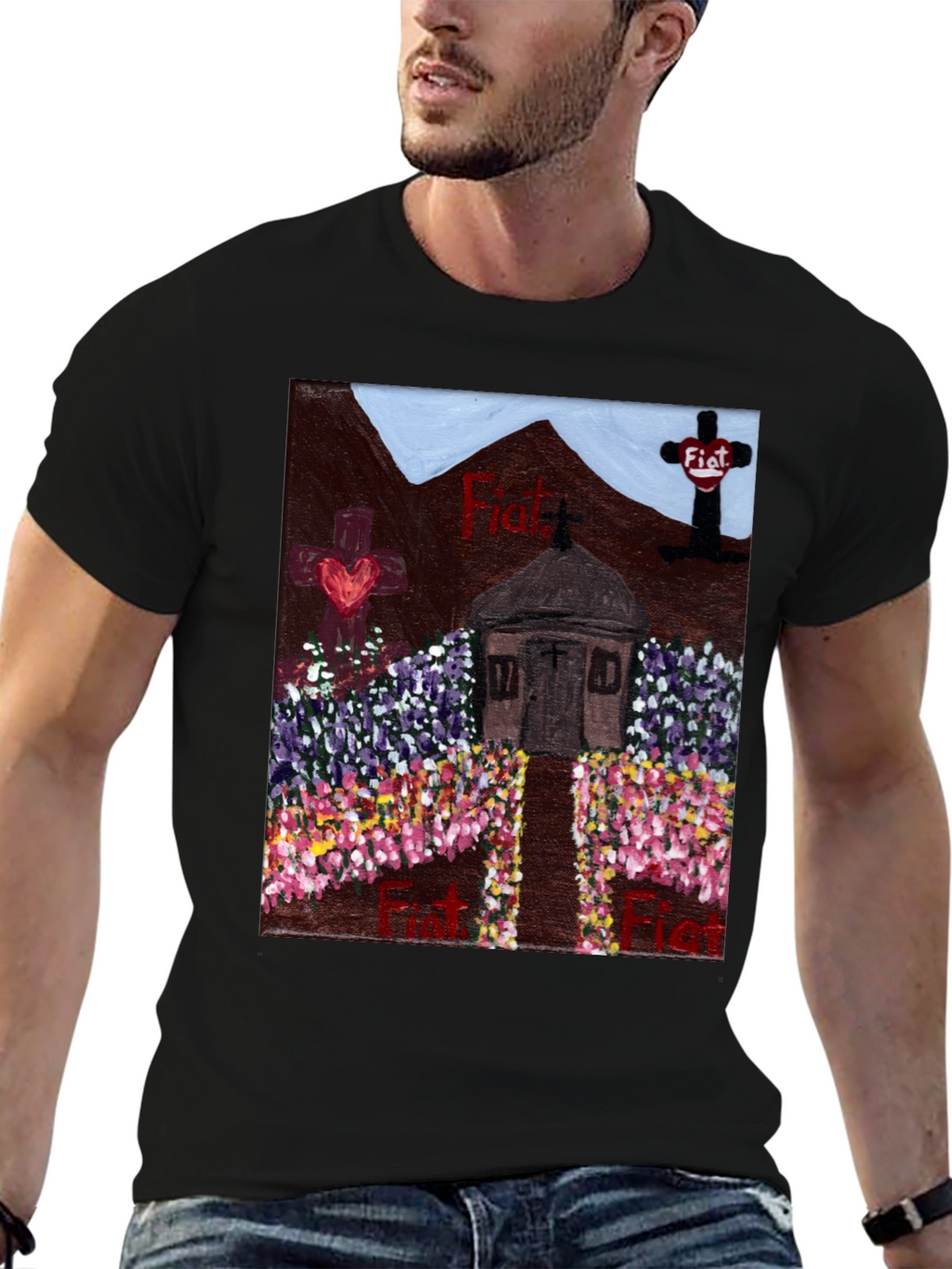 Floral Fiat Tee