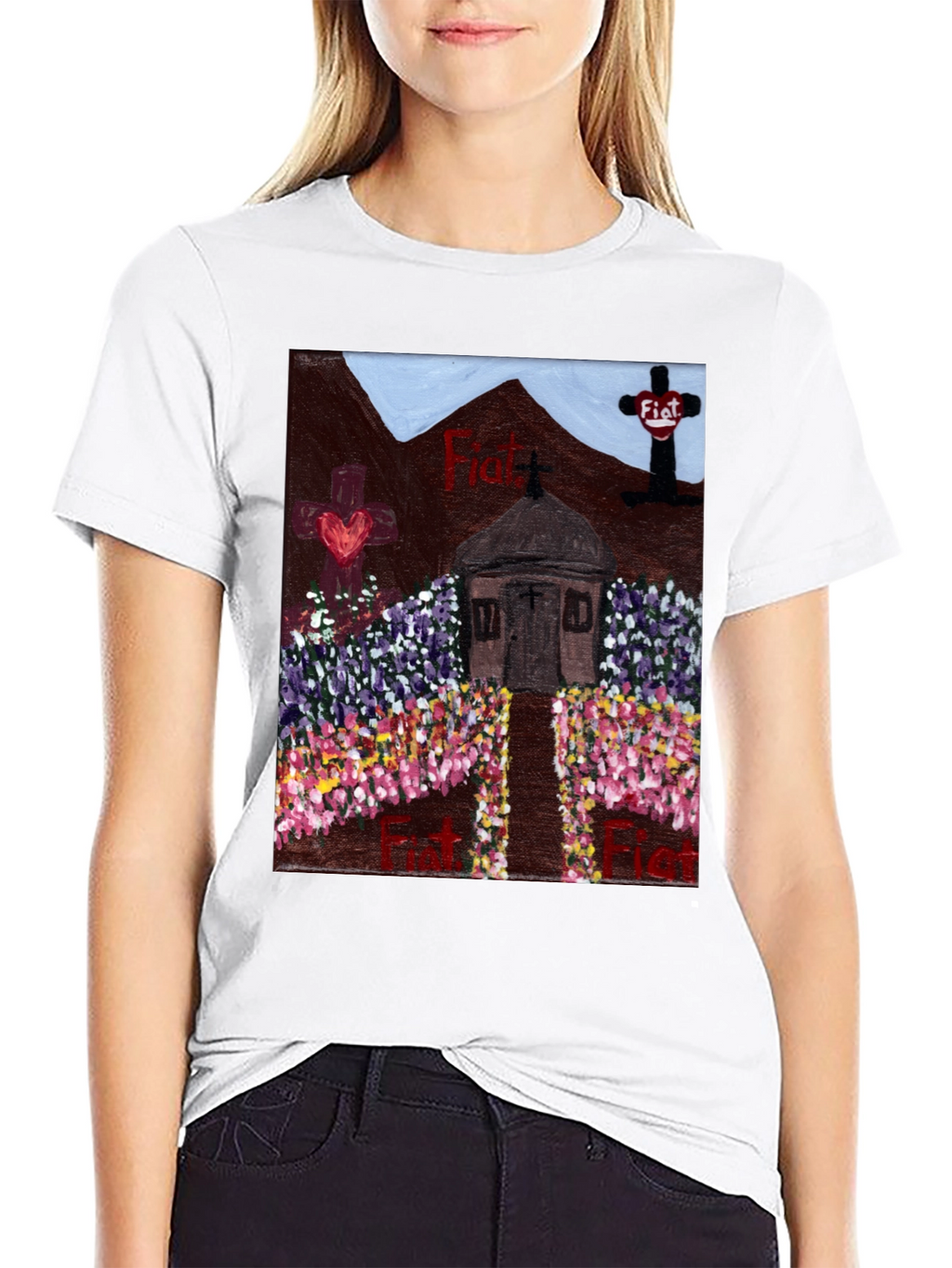 Floral Fiat Tee