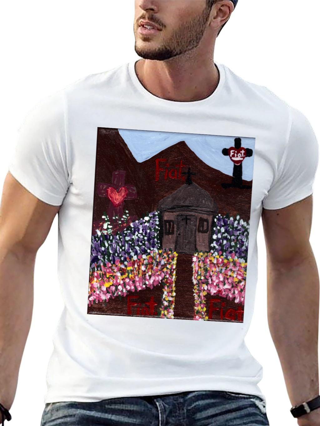 Floral Fiat Tee