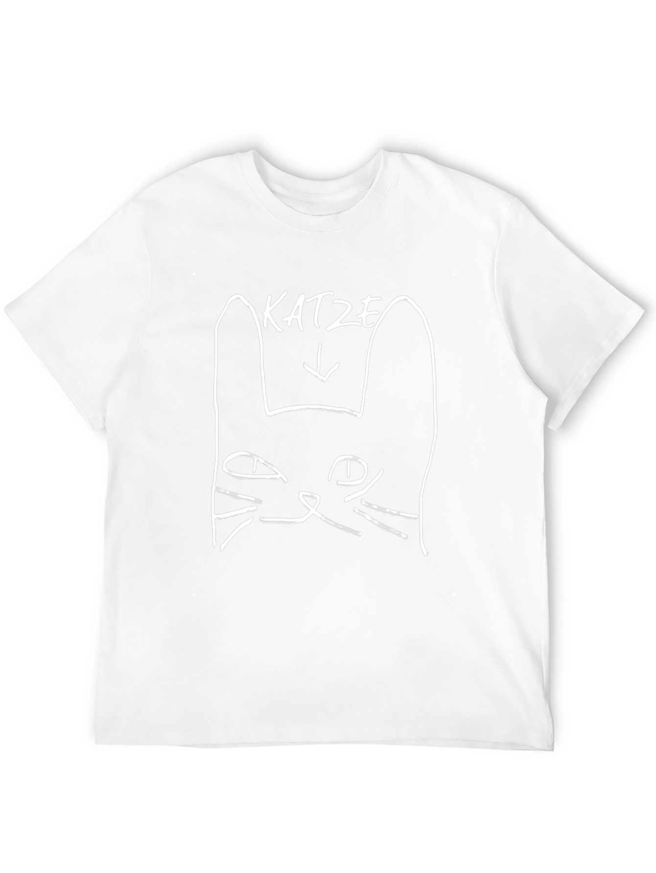 Katze Graphic T-Shirt - Black