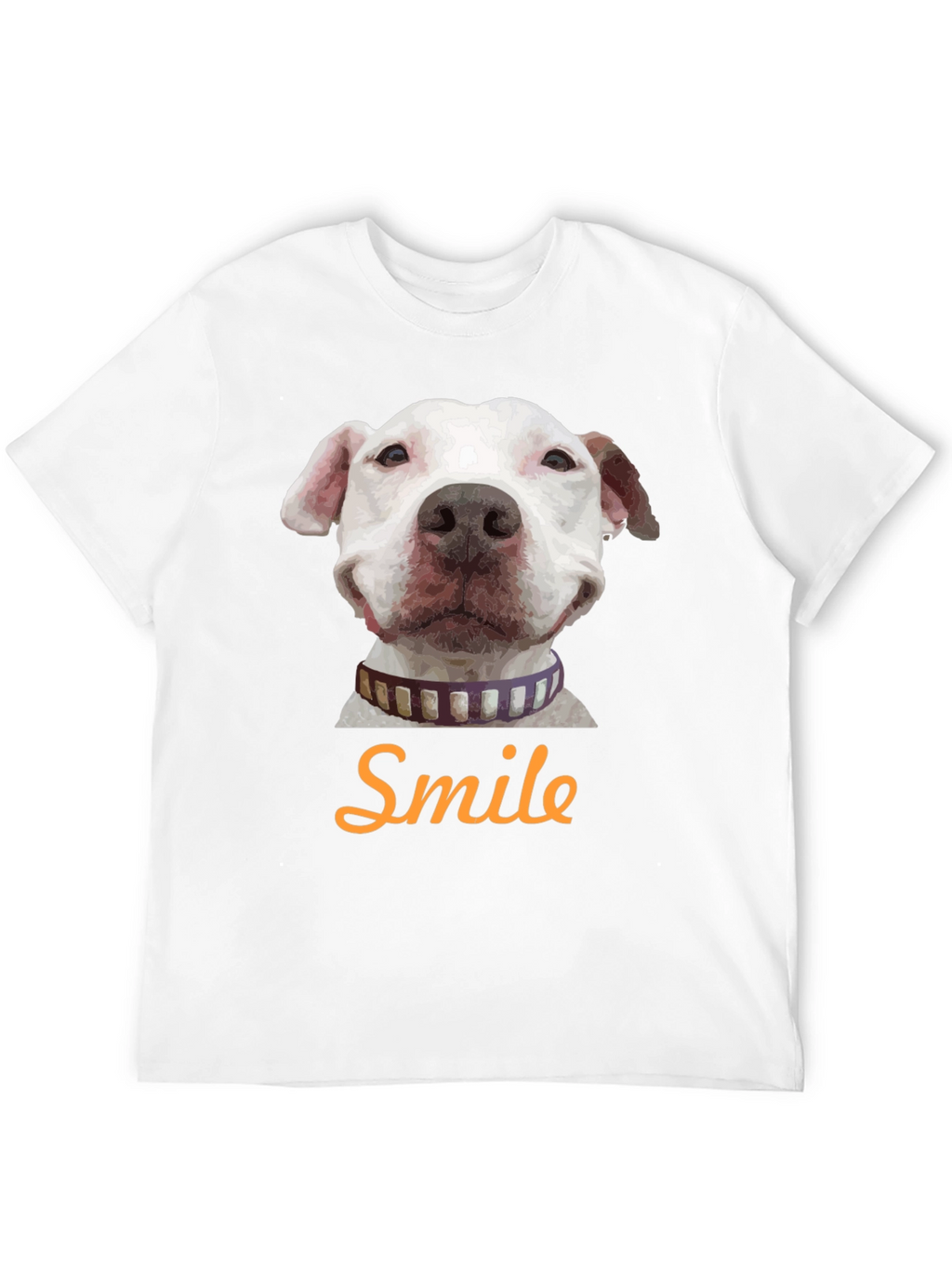 Smile Dog Graphic T-Shirt - Black