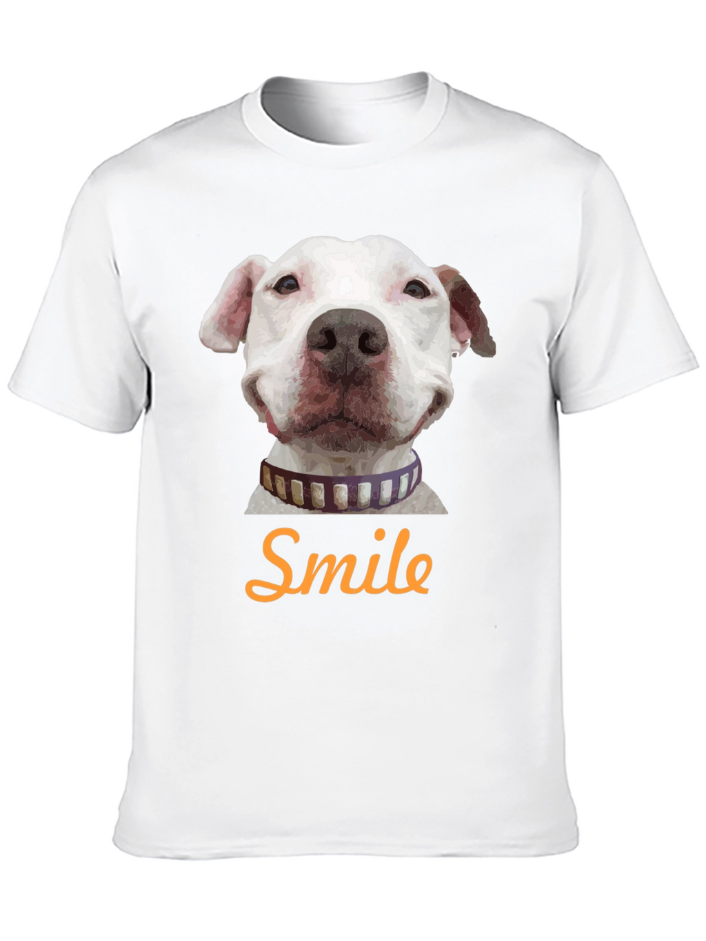 Smile Dog Graphic T-Shirt - Black