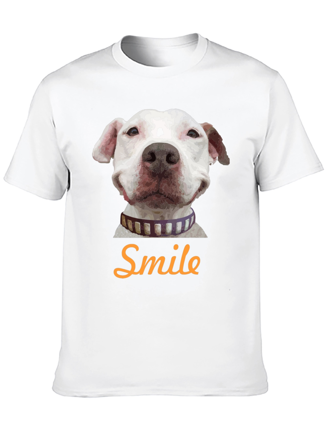 Smile Dog Graphic T-Shirt - Black