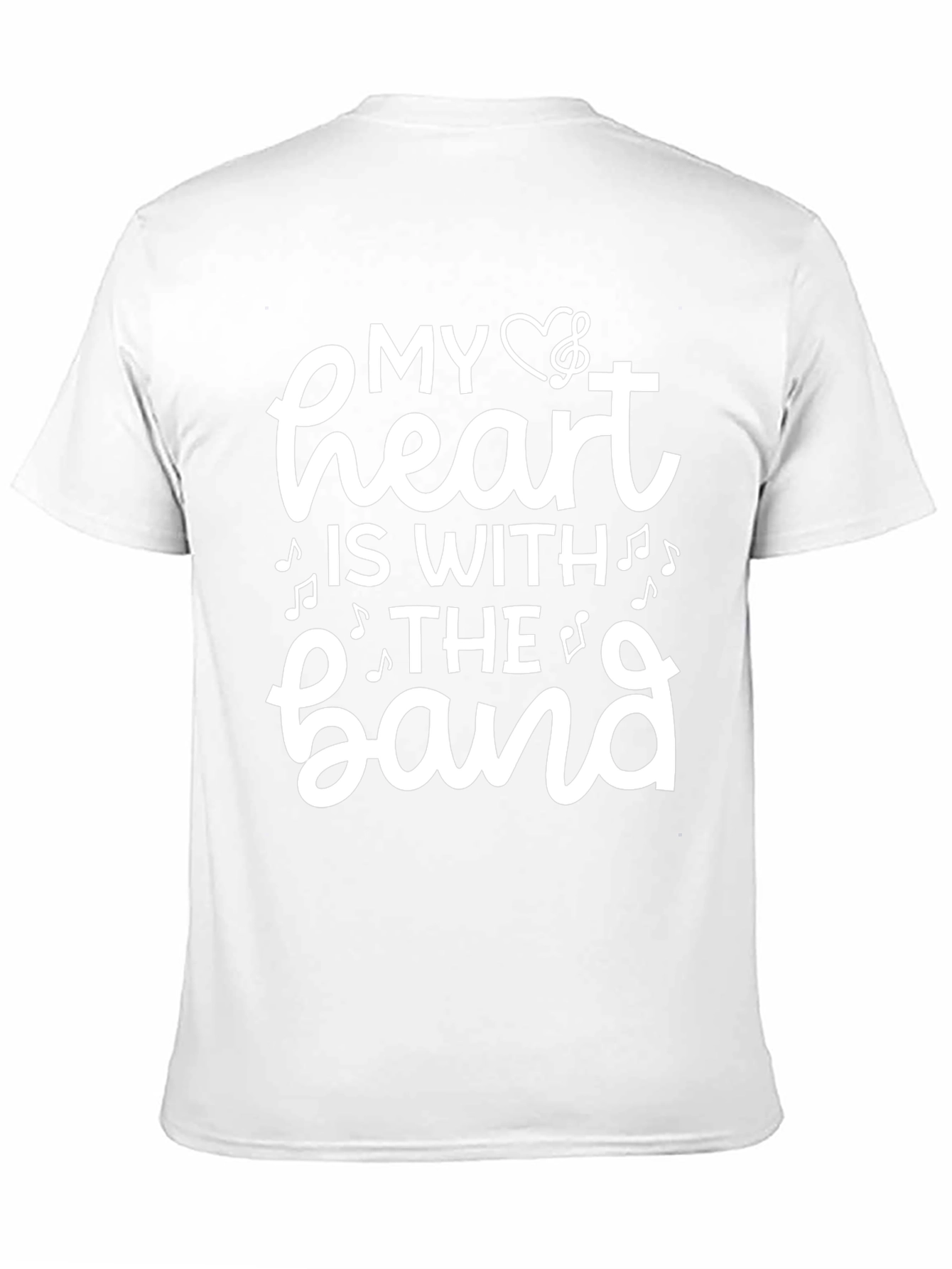 My Heart Is With The Band Black T-Shirt