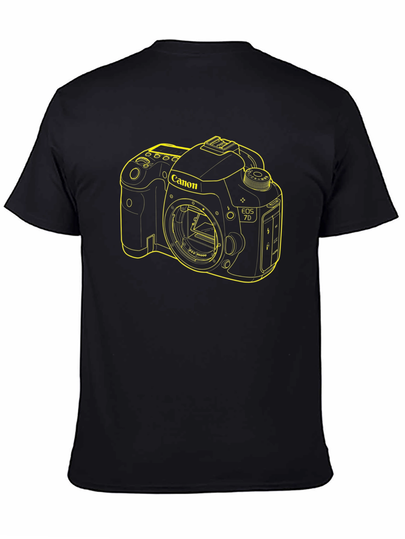 Canon Camera Graphic T-Shirt - Black