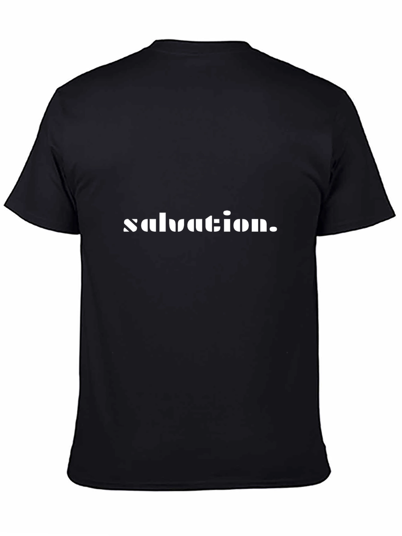 Salvation Graphic T-Shirt - Bold Text Tee