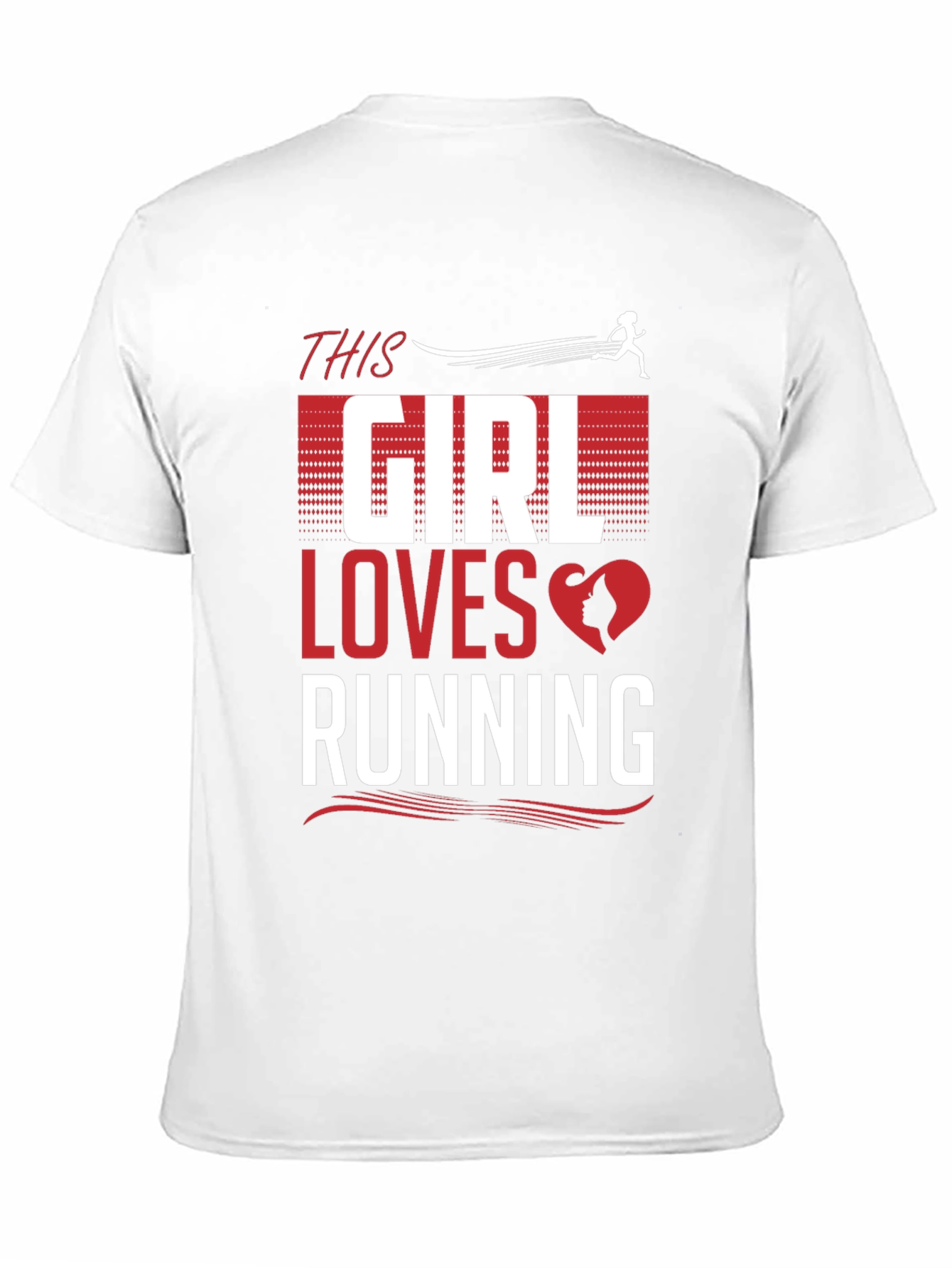 This Girl Loves Running Black T-Shirt