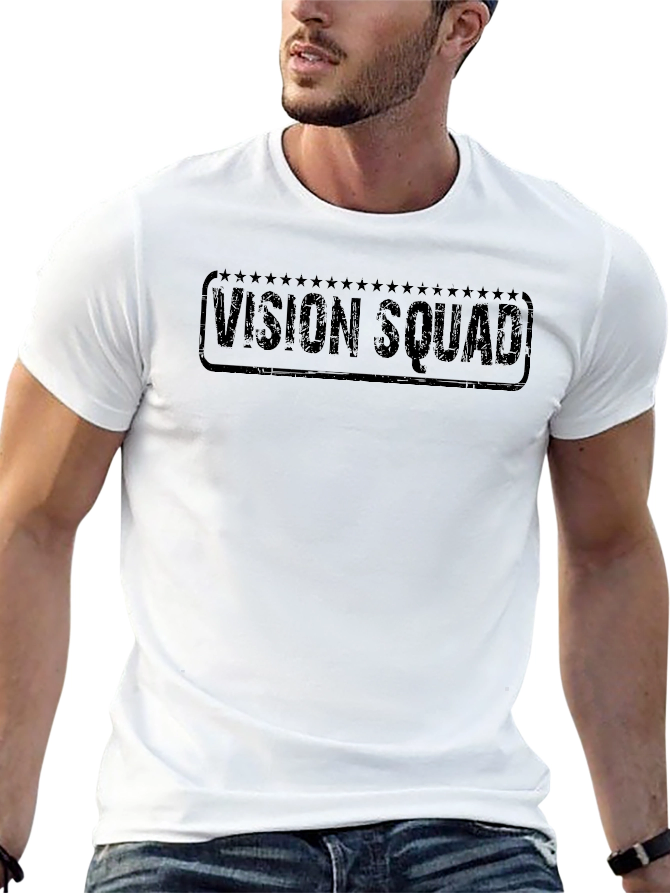 Vision Squad Graphic Tee - Black T-Shirt
