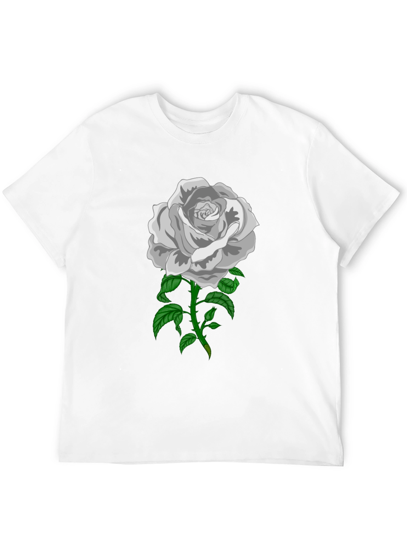 Rose Graphic Print T-Shirt