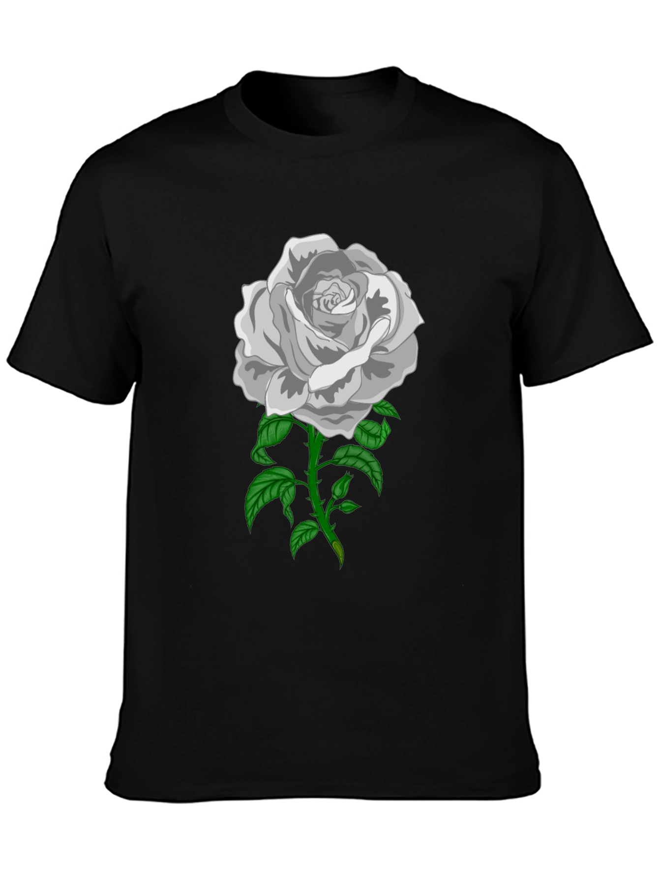 Rose Graphic Print T-Shirt