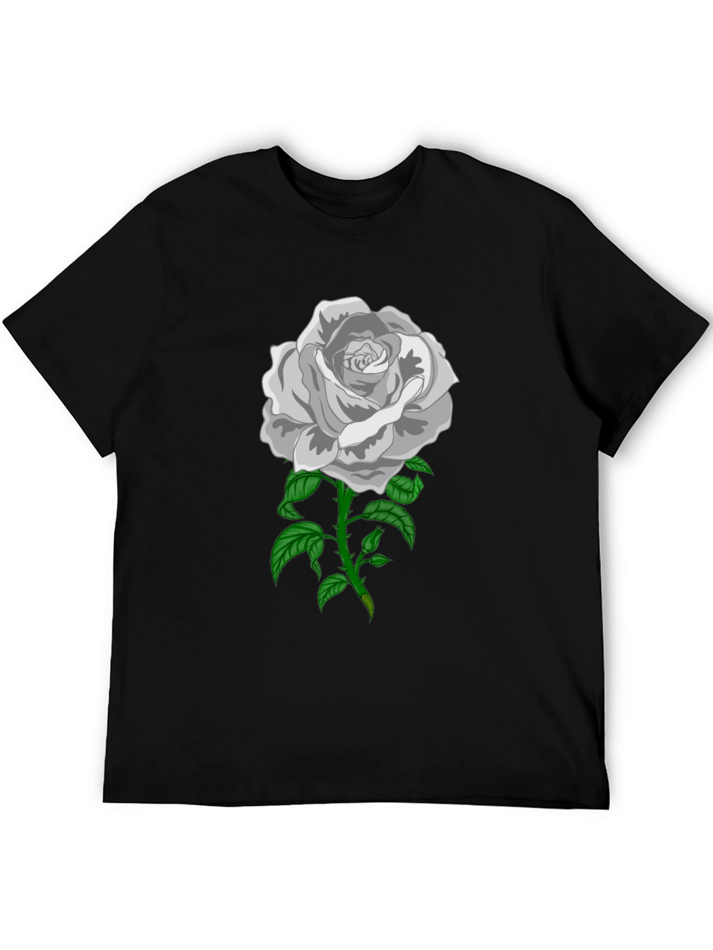 Rose Graphic Print T-Shirt