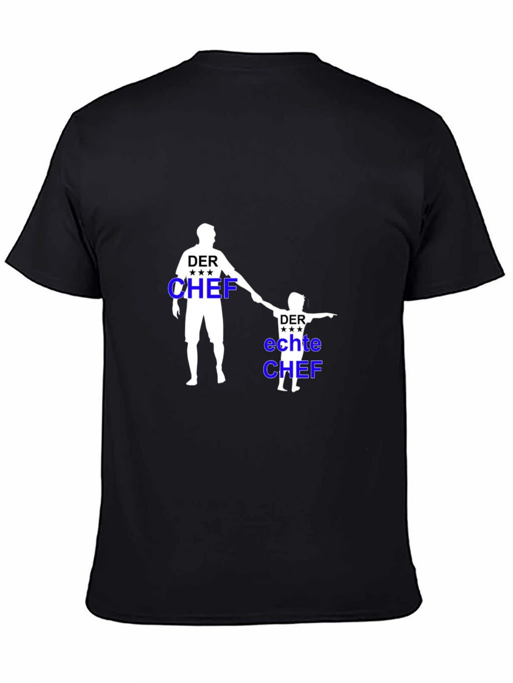 Der Chef Matching Father & Son Black T-Shirt