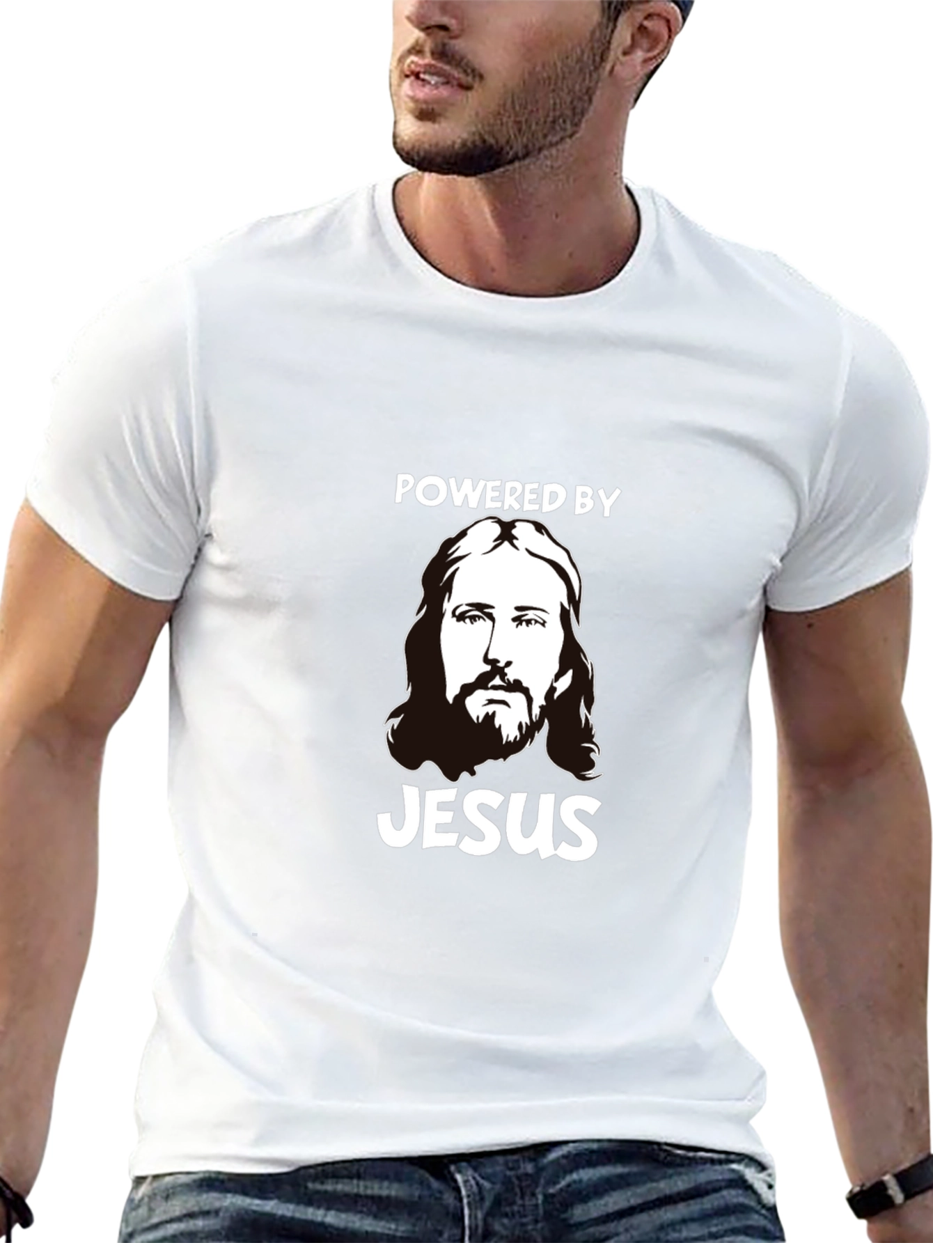 Powered by Jesus Graphic T-Shirt