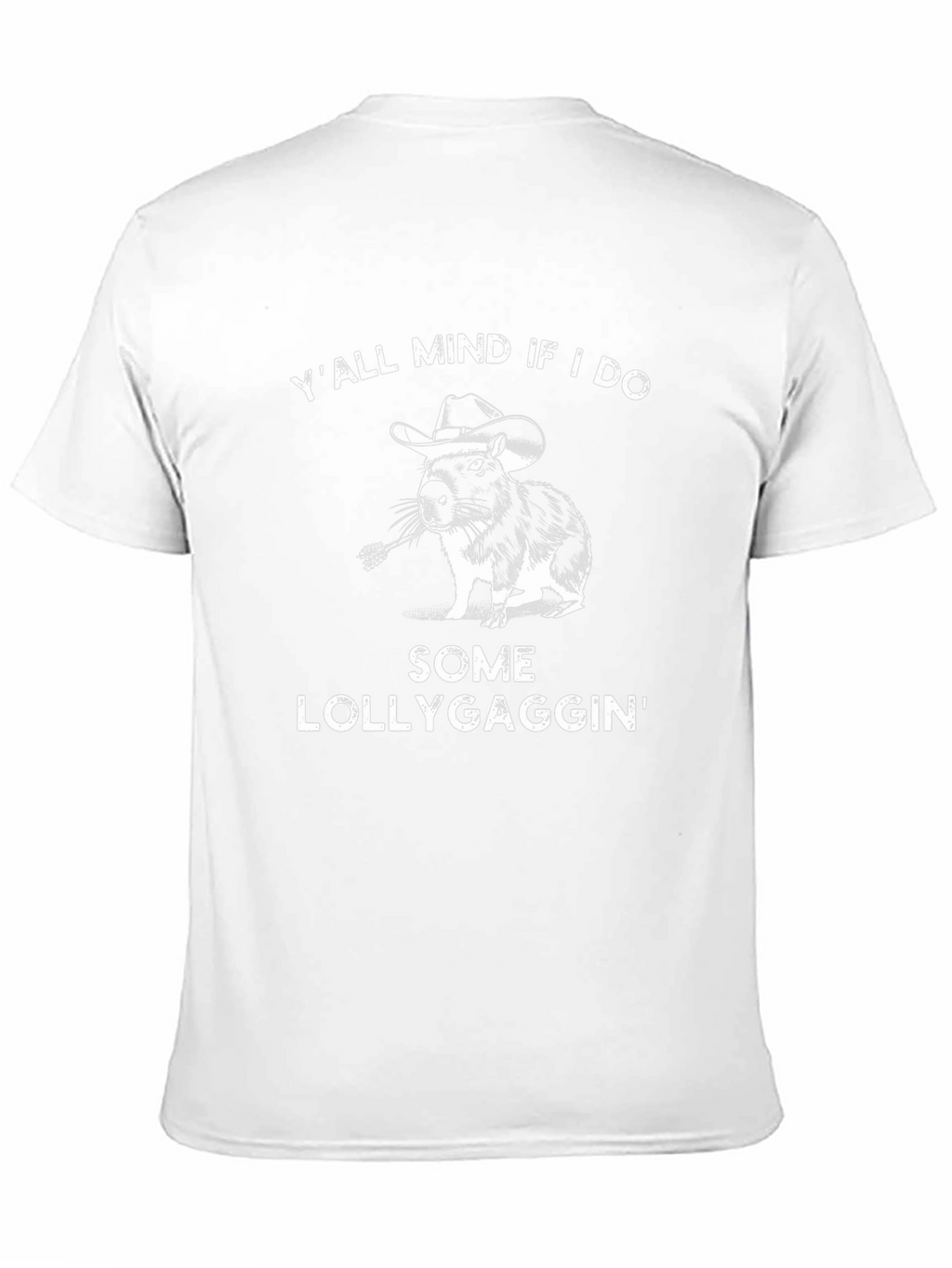 Funny Lollygagging Capybara Graphic T-Shirt
