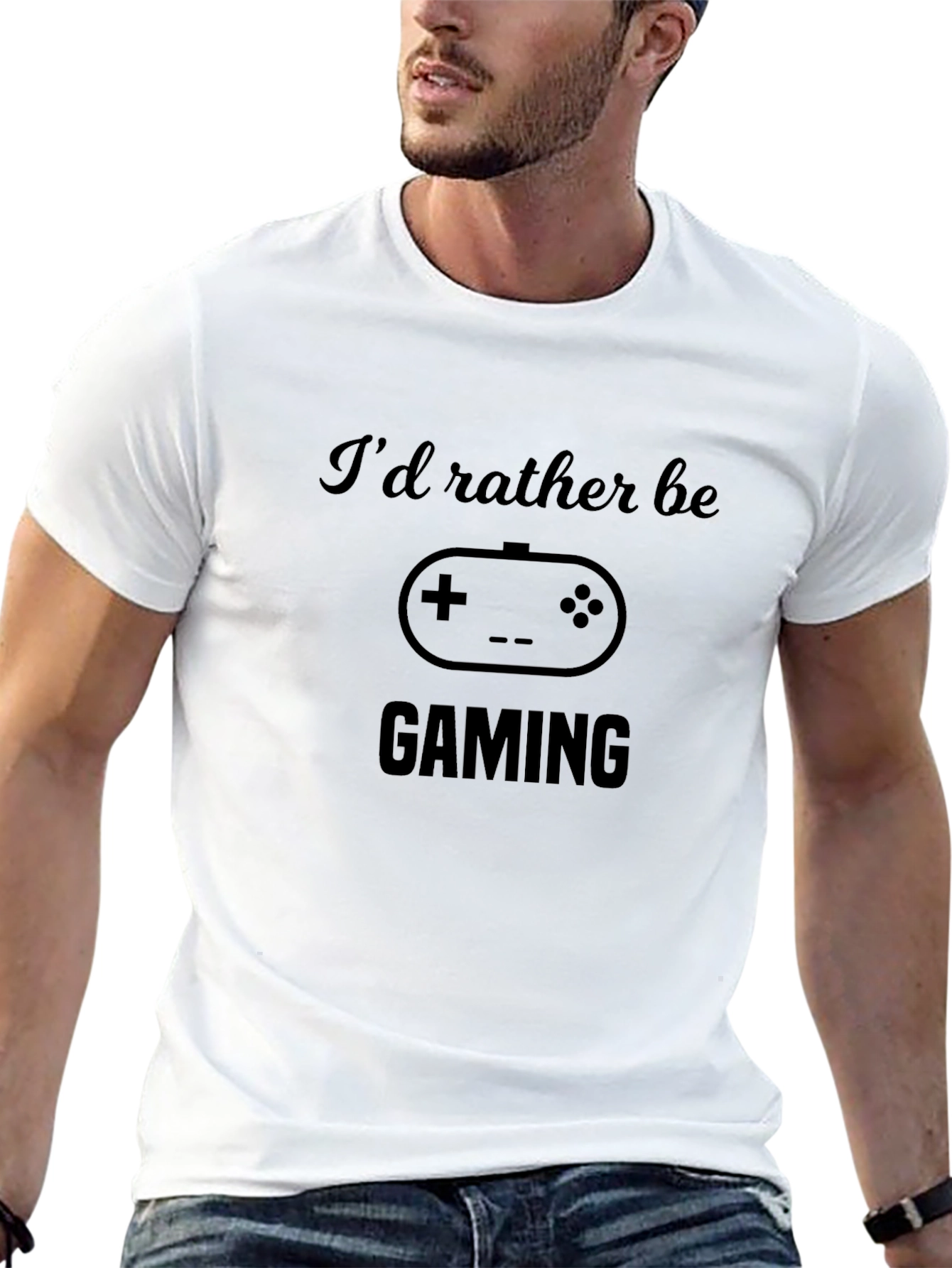 Id Rather Be Gaming T-Shirt - Gamer Gift