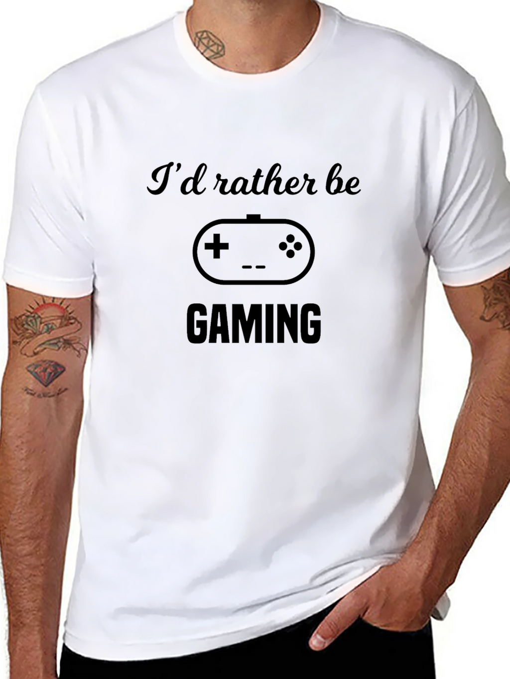 Id Rather Be Gaming T-Shirt - Gamer Gift