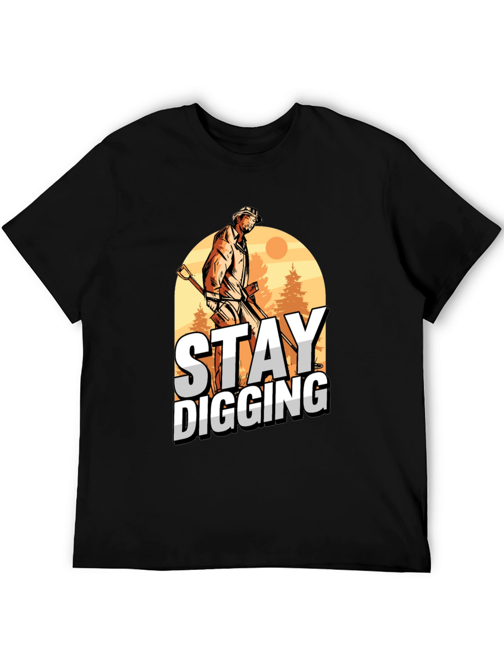 Stay Digging Graphic Tee - Metal Detecting Shirt