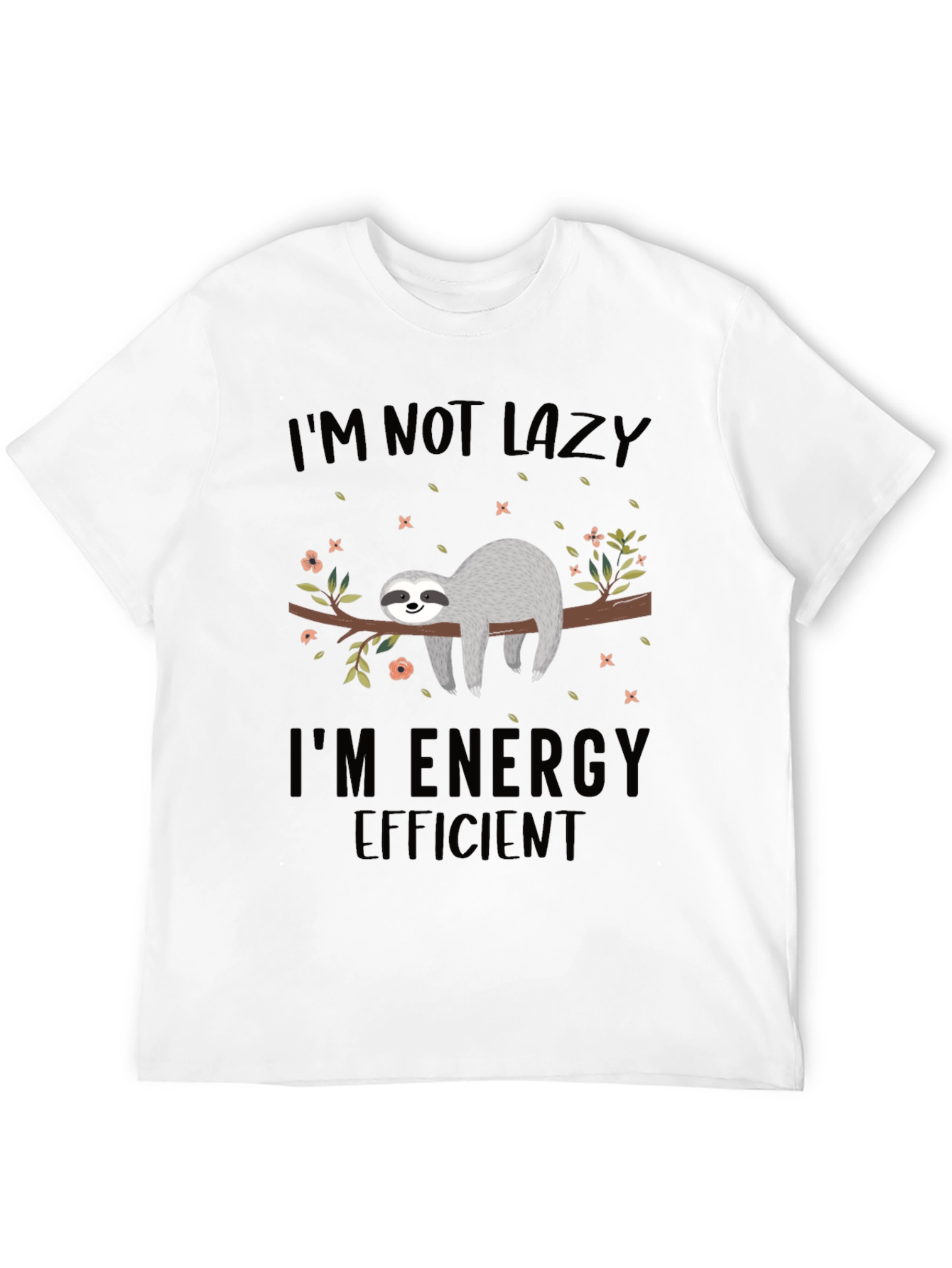 Sloth Energy Efficient Graphic T-Shirt