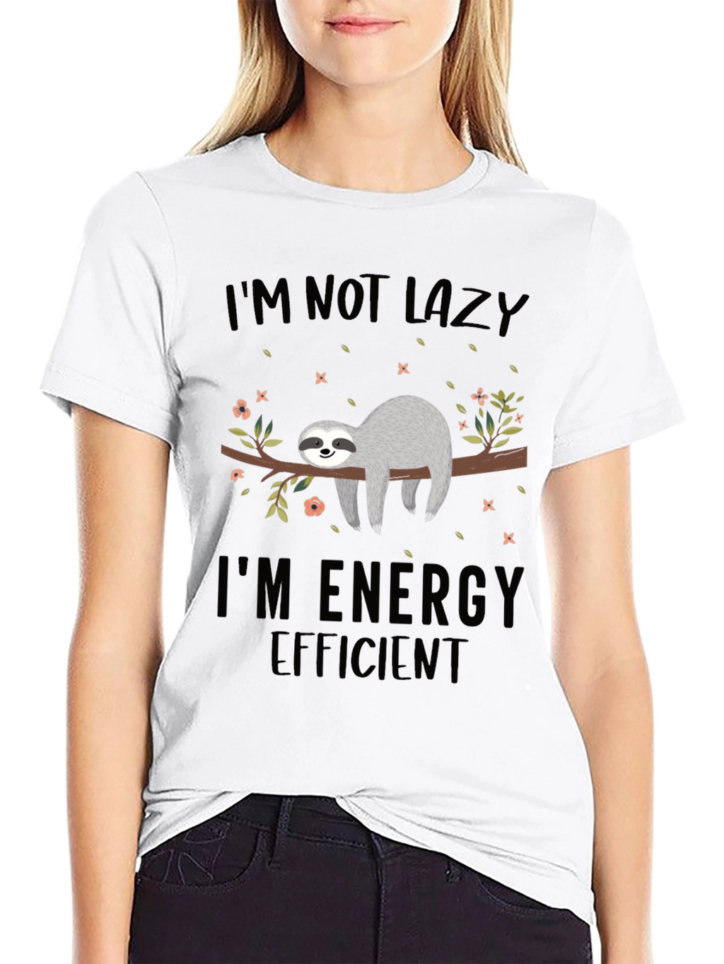 Sloth Energy Efficient Graphic T-Shirt
