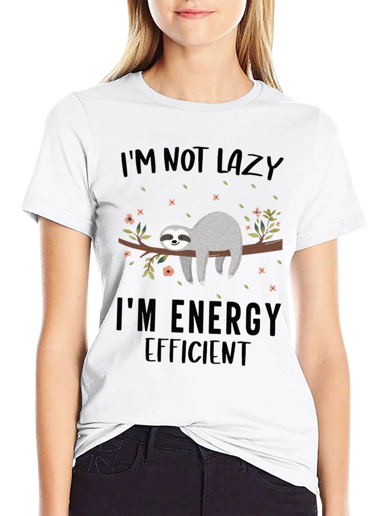 Sloth Energy Efficient Graphic T-Shirt