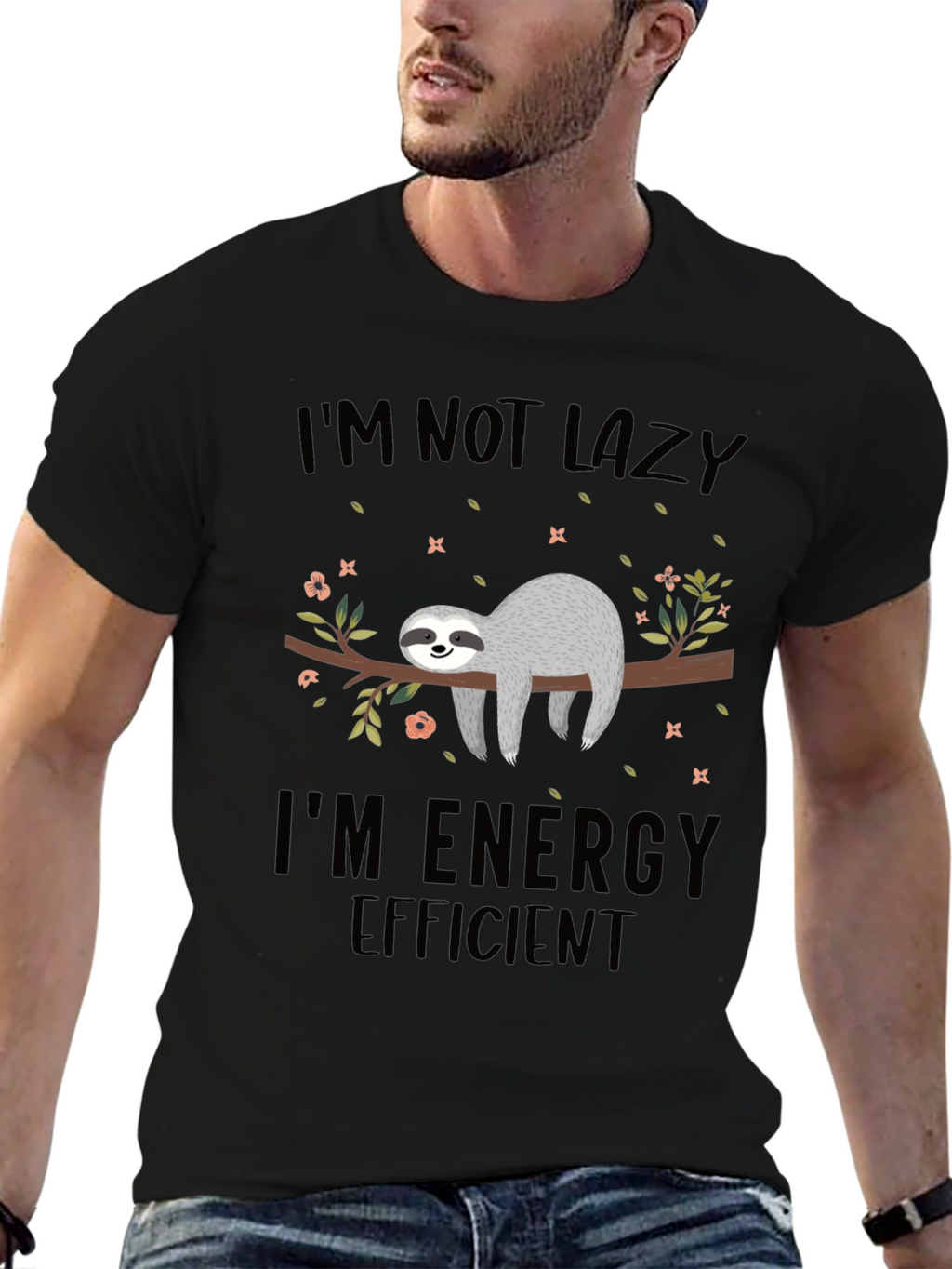 Sloth Energy Efficient Graphic T-Shirt