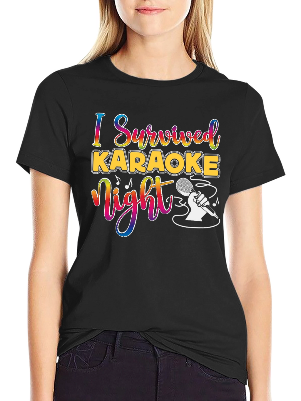 I Survived Karaoke Night Graphic Tee