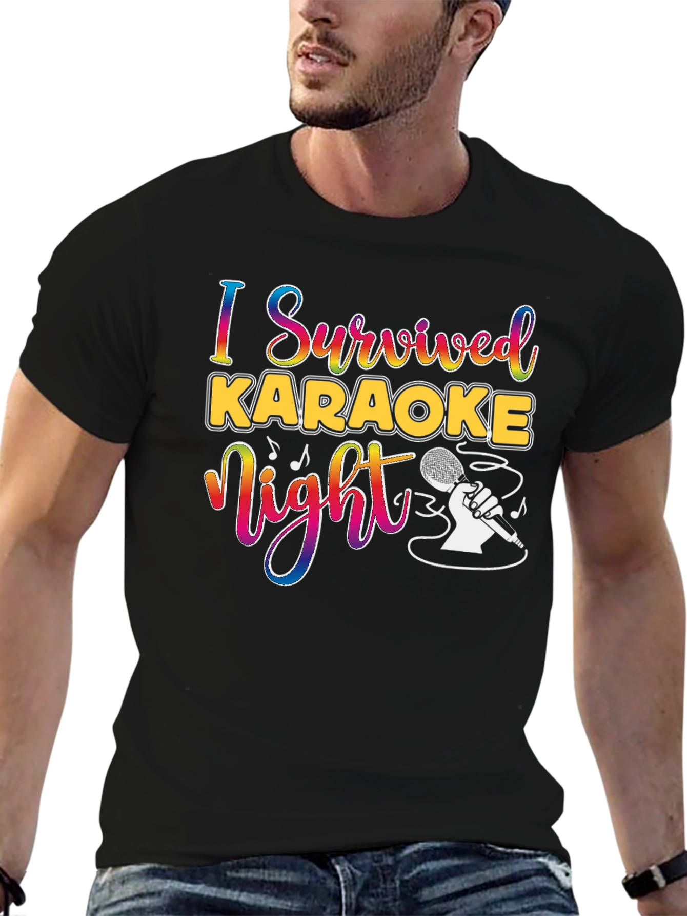 I Survived Karaoke Night Graphic Tee