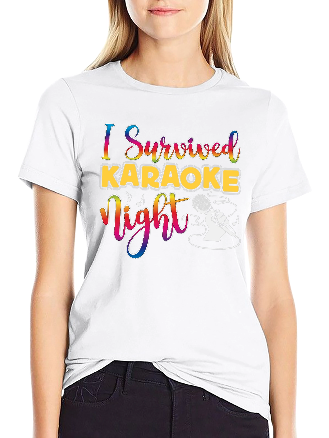 I Survived Karaoke Night Graphic Tee