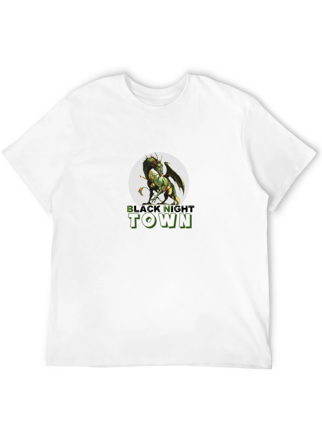 Black Knight Town Dragon Graphic Tee
