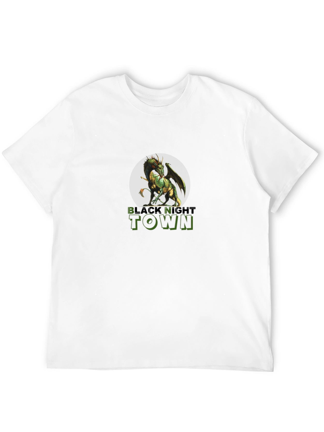 Black Knight Town Dragon Graphic Tee