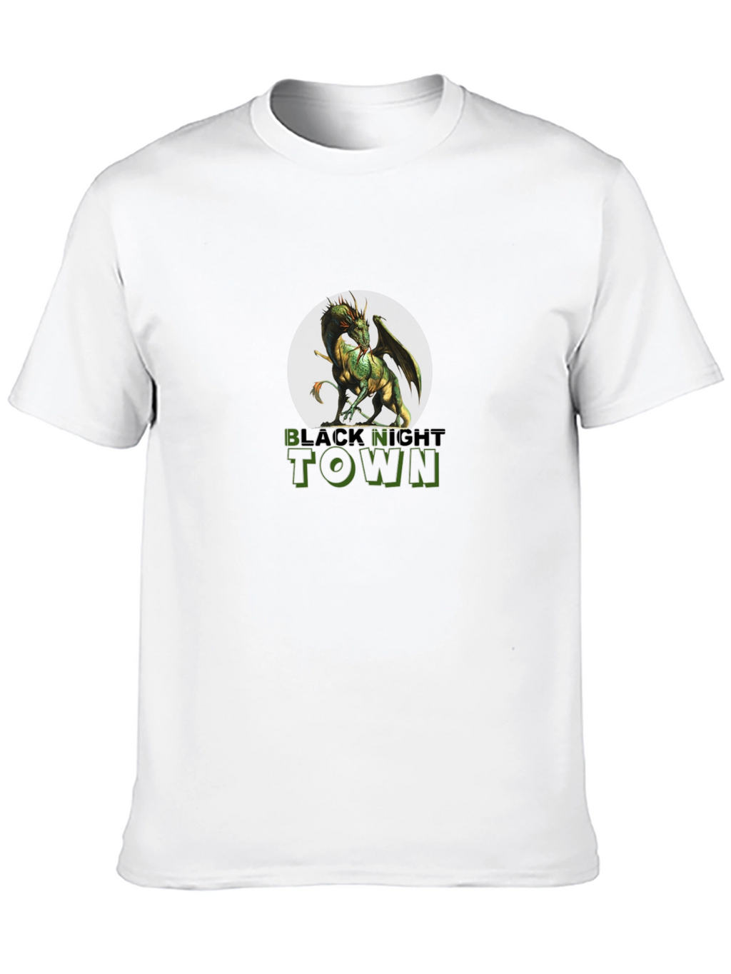 Black Knight Town Dragon Graphic Tee