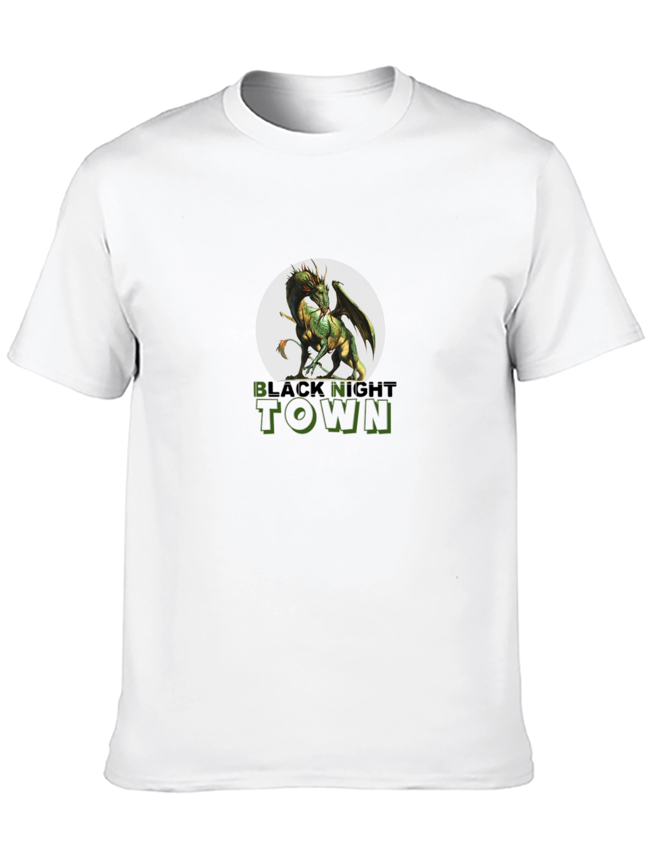 Black Knight Town Dragon Graphic Tee
